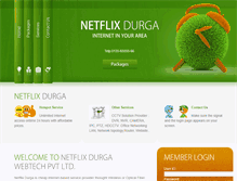 Tablet Screenshot of netflixdurga.com